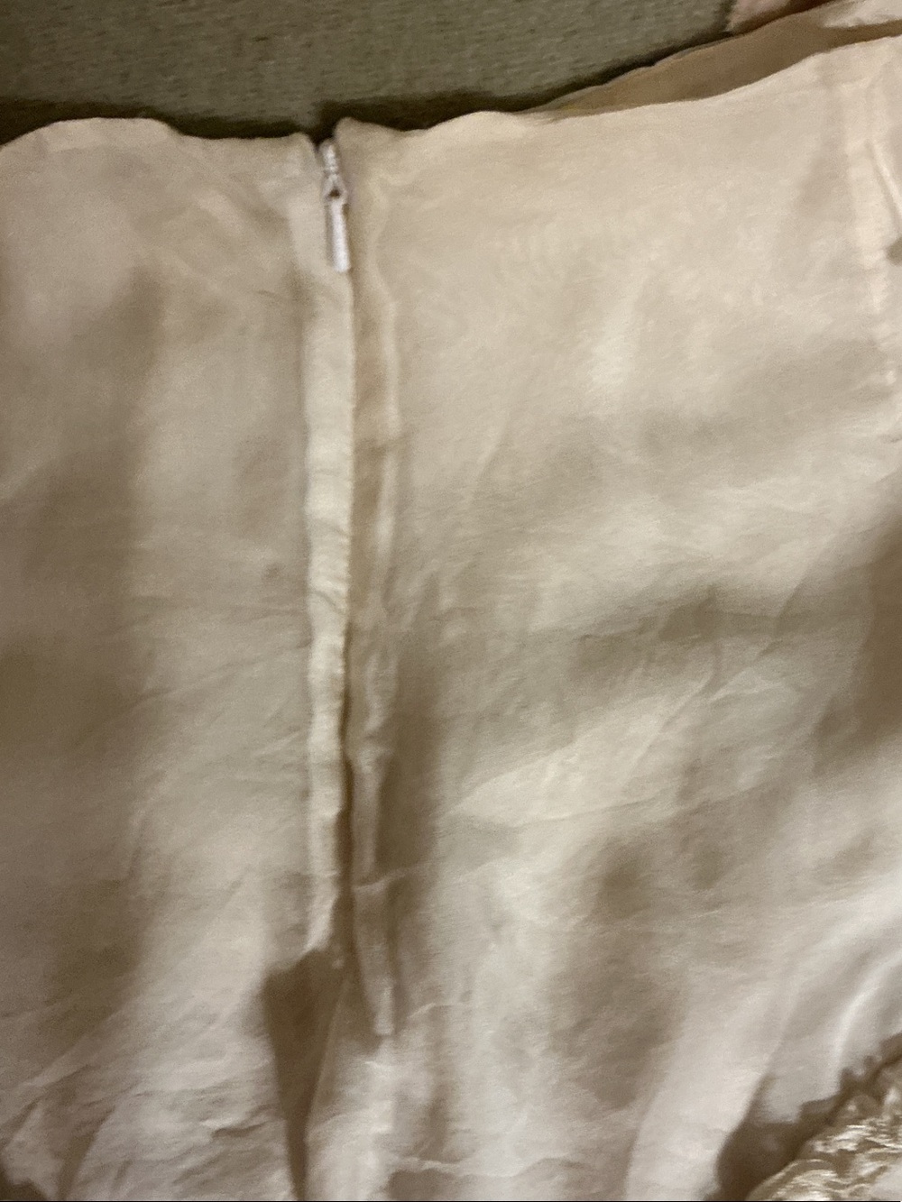 Tiered Ruffle Camisole with Subtle Embroidery - Cream - Picture 7 of 7